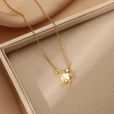 🌙 Midnight Shine – Celestial Orbit Necklace ✨