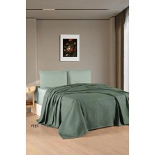 Kristal Waffle Çift Kişilik Pike Takımı 200 x 230 cm - %100 Pamuk - Yeni Renkler