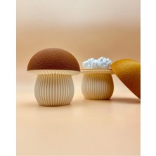 3D Snaxx Mantar Tasarımlı Dekoratif Pamukluk - Çok Amaçlı Organizer