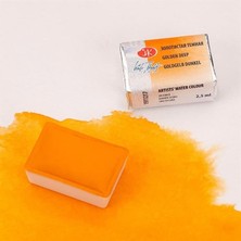 St. Petersburg Golden Deep Tekli Tablet Suluboya Altın Renk 2,5 ml Yüksek Kalite Sanatsal Malzeme