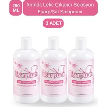 Eşarpuan 3'lü Dev Paket Eşarp Şampuanı Anında Leke Çıkarıcı Set (3 Adet)