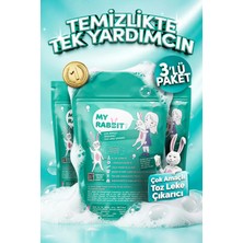 My Rabbit 3 Adet Çok Amaçlı Oksijenli Toz Leke Çıkarıcı ve Beyazlatıcı 3 x 800 gr
