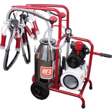 Bartech Çift Sağım Tek Güğüm Inek Sağıım Makinesi Üniversal Model (Yağlı Pompa)