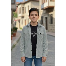 Pina Kids Erkek Çocuk Çıtçıtlı Gömlek Tişört Üst Takım