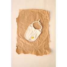 Limon Nakışlı Biyeli Bebek Önlüğü 0-3 Ay