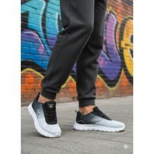 Solazer Erkek Füme Beyaz Sneaker Günlük Yürüyüş Spor Ayakkabı 063