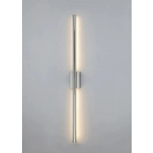 Modern Dekoratif LED Duvar Aplik Uzun Çubuk LED Tekli 80 cm Gün Işığı