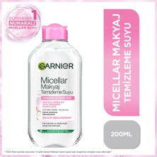 Garnier Mükemmel Makyaj Temizleme Suyu - Tüm Cilt Tiplerine Uygun Hassas Formül, Etkili Arındırma, 200 ml