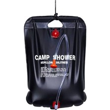 Litre Isınabilir Kamp Duş Torbası – Güneş Işığıyla Su Isıtmalı Taşınabilir Duş