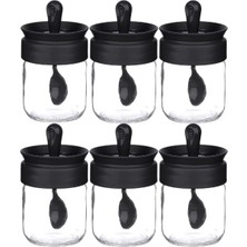 Cosiness Pratic Kaşıklı Cam Baharatlık 6'lı 210 Ml.