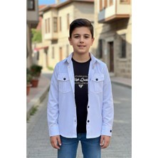 Pina Kids Erkek Çocuk Çıtçıtlı Gömlek Tişört Üst Takım
