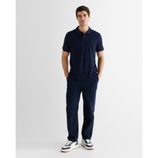 Gant Erkek Lacivert Standart Fit Pantolon 1225158T.433