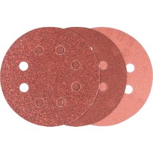 Professional Accessories Eksantirik Zımpara Kağıdı 6'lı Set, 125 mm 60/120/240 Kum 8 Delik