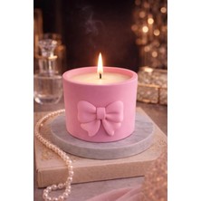 Japon Kiraz Çiçeği Kokulu Beton Mum - Ev Yapımı Dekoratif & Hediyelik Mum