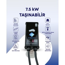 Essan 7.5 Kw Taşınabilir Elektrikli Araç Şarj Cihazı