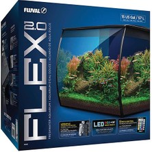 Fluval Flex 2.0 Akvaryum 57L Siyah
