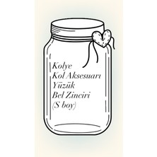 Feyza Design Rüya Takı Kavanozu S (4'lü) Set, Şık ve Eğlenceli Hediye Alternatifi