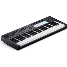 Launchkey 49 [mk4] 49 Tuşlu Yarı Ağırlıklı, Usb, Mıdı Klavye Kontrolörü, Daw Entegrasyonu ile Akor ve Ölçek Modları, 8 Davul Pedi ve Arpejjatör, Müzik Prodüksiyonu Için Yazılım Paketi Dahil
