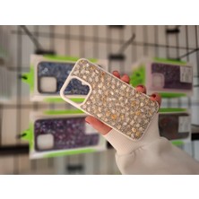 Epro iPhone 15 Pro Gerçek Parlak Işıltılı Doğal Taşlı Içi Kadife Yüksek Kalite Şık Kılıf