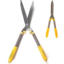 Çim Kesme Makası Karbon Çelik Çit Kesme Makası Kaydırmaz Saplı Bahçe Çalı Çim Çit Makası