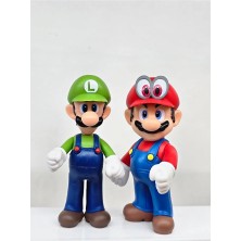 Dek Super Mario ve Luigi 2'li Figür Seti - Odyssey Cappy Özel Seri Koleksiyonluk