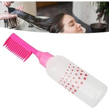 Home 170 ml Hazneli Saç Boyama Tarağı – Doldurulabilir Plastik Aplikatör Şişesi, Kuaförler Için Pratik Boya Uygulama Tarağı, Saç Boyası Şişesi-Pratik Saç Boyama Aparatı-Asorti Renk (Yan Tarak)