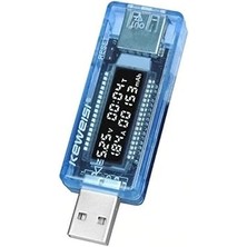 USB Voltmetre Ampermetre LED Gösterge Volt Amper Gerilim Ölçer