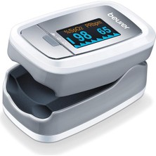 PO30 Pulse Oksimetre (Gri/beyaz, Der Kalp Atış Hızı Belirlemek ve Arter Oksijenasyonu)