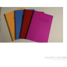 Gıpta Eko Spiralli A4 120 Yaprak Kareli Defter Renk Seçenekleri ile Kullanıma Uygun