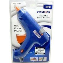 abnturk Winboss Sıcak Silikon Tabancası 40 Watt Anahtarlı Silikon Tabancası WN-1162 Kalın Silikonlara