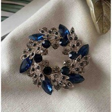 Noshnosh Zirkon Taşlı Tasarım Broş