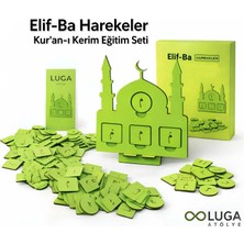 Luga Atölye Cami Görselli Elif - Ba Harekeler Öğretici Eğitim Seti
