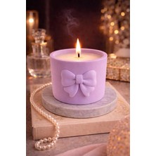 Japon Kiraz Çiçeği Kokulu Beton Mum - Ev Yapımı Dekoratif & Hediyelik Mum