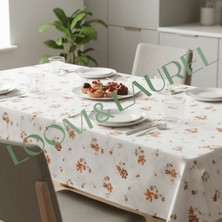 Loom & Laurel Baskılı Yıkanabilir Masa Örtüsü Mutfak Bahçe Piknik Masa Örtüsü
