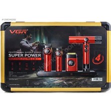 Vgr Combo 4 lü set Profesyonel Saç Kesme Makinesi Yapışmaz Pro 4'ü 1 Arada V-001 & V-401 & V-37