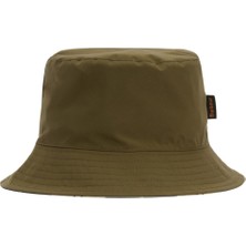 Barbour Hutton Reversible Bucket Şapka GN51 Fern/ancient
