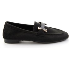 Bambi Siyah  Kadın Loafer Ayakkabı K01688012272