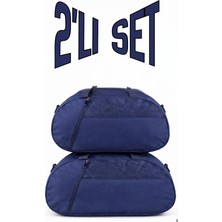 Kaff 2'li  Önü Cepli Ayarlanabilir Omuz Askılı El Seyahat Spor Çantası