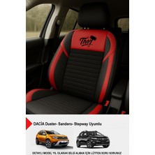 Gm Design Thor Tay Tüyü Oto Koltuk Kılıfı (Dacia Sandero-Stepway-Duster Uyumlu)