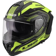 Ls2 Challenger 2 Dravıx Mat Sarı Kask