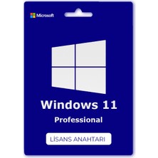 Microsoft Windows 11 Pro 32-64 Bit Key Dijital Lisans Anahtarı
