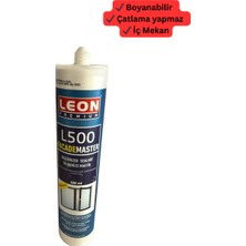 Leon Silikonize Mastik Beyaz 280 ml – Boyanabilir, Çatlama Yapmaz