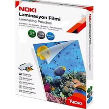 Noki Laminasyon Film 125MIC 65X95MM 6,50CMX9,50CM 100 Lü Pvc Kimlik Tipi