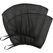 Ön Yan Cam Güneşlik–uv Koruma Isı ve Güneş Engelleyici Sineklik Bebek Emzirme Perdesi (2 Adet)