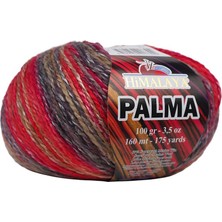 Himalaya Palma 237-11 Kırmızı Gri Kahve