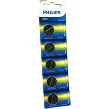 Philips CR2032 Düğme Pil 3V 5 Adet Kapasite ve Yüksek Performans İçin Uygun