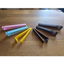 3D Snaxx Renkli Katlanabilir Paket Kapatma Klipsi Seti (6’lı) – Gıda Poşeti Mandalı, Torba Ağzı Kapatıcı, Mutfak Düzenleyici