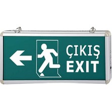 CT-9170 Cata  Exıt Armatür - Acil Çıkış Levhası ( 3 Saat Şarjlı) - (2 Adet)