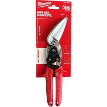 Milwaukee Long Cut 45° Offset Sac Kesme Makası – Sol