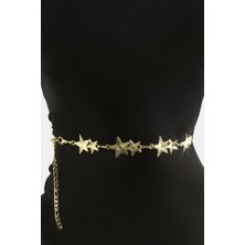 Zero Land Xmpdby Yıldız Metal Zincir Kemer - Sarı